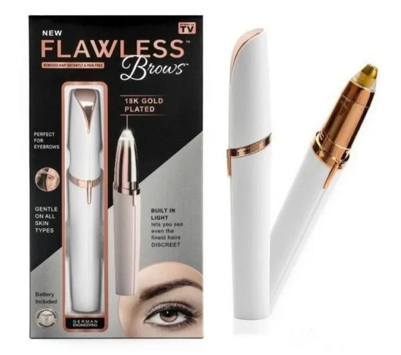 Depilador de Cejas TV Flawless Brows Recargable USB New