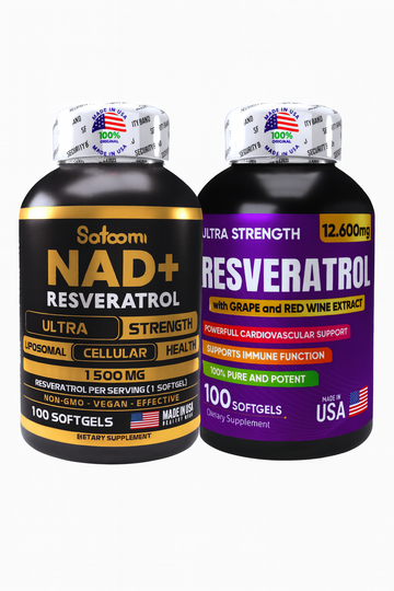 🍇👉 Combo NAD+ & Resveratrol – Longevidad Activa
