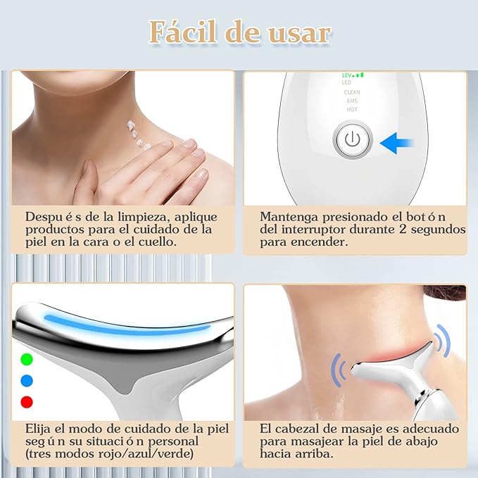 Masajeador Facial – Tecnología Avanzada para el Cuidado de la Piel