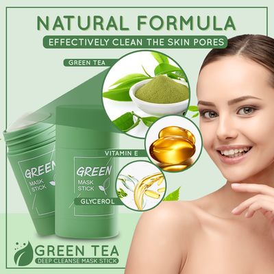 Mascarilla De Té Verde. ¡Llévate 2 y paga solo 1!